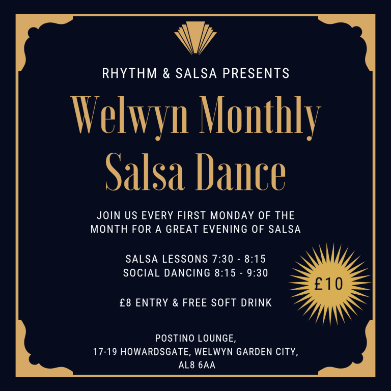 Rhythm & Salsa at Postino Lounge, Welwyn Garden City